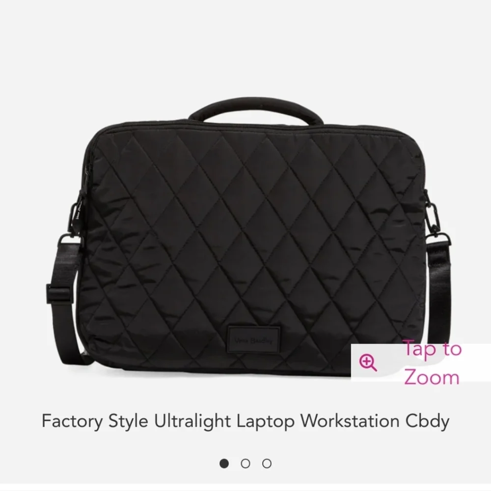 Vera Bradley Factory Style Laptop Workstation Crossbody NWT